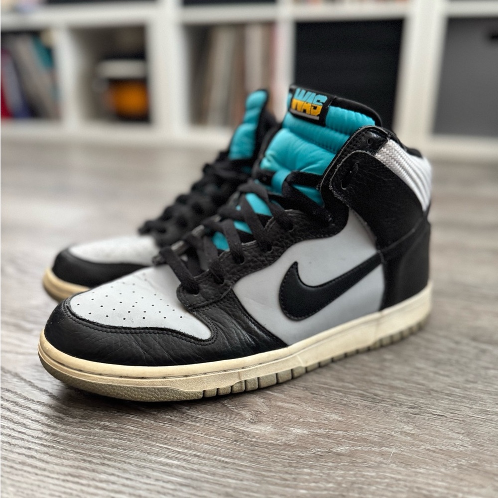 RARE - Men’s Nike SB Dunk High ‘Washington’ in Black, Grey & Teal Accent